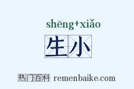 生小是什么意思的图片